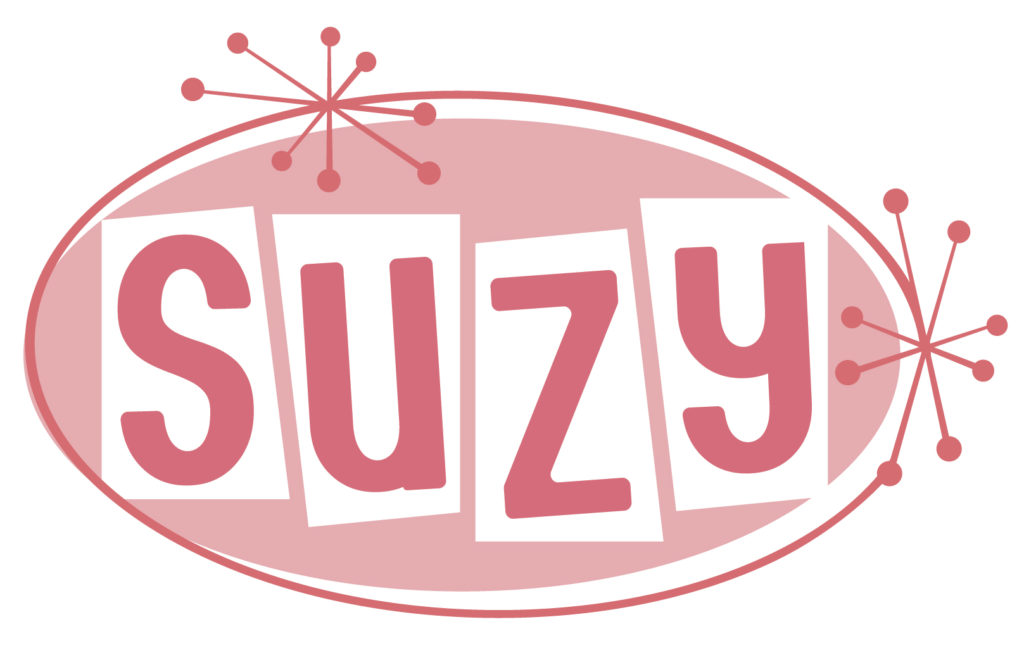 SUZY SCRUNCHIES, TOTES, ZIPPER POUCHES and DOG BANDANAS